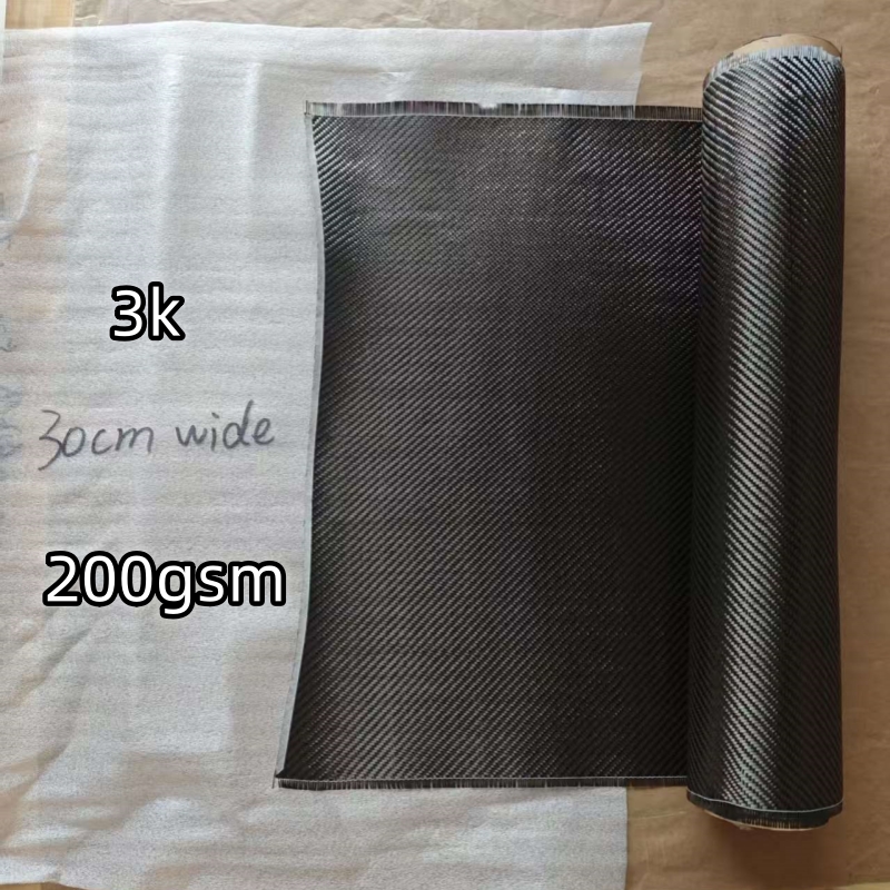 Crepe Pan Carbon - [Grade A] Tissu en fibre de