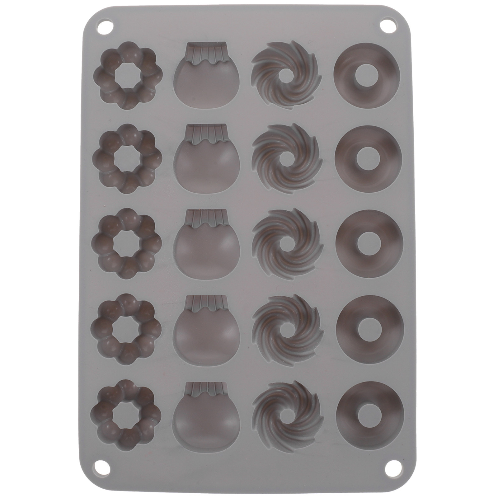 Donut Mold Silicone - Moule en silicone antiadhésif pour mini