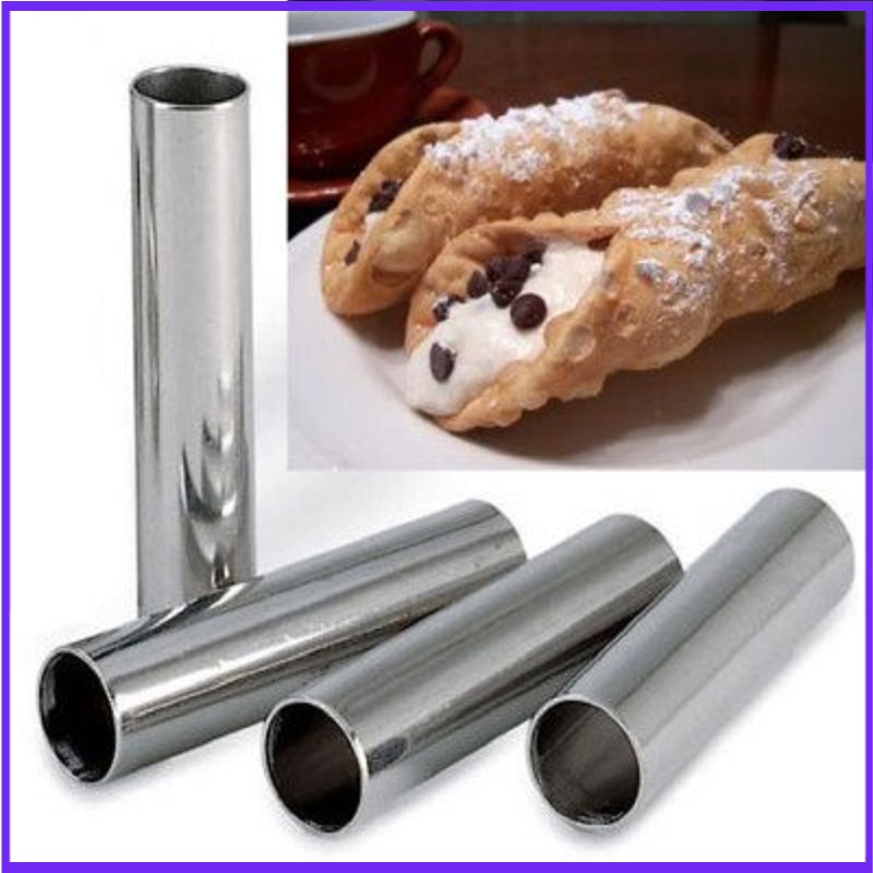Cannoli en aluminium formes, 4 - Danish Pancake Pan avis et prix