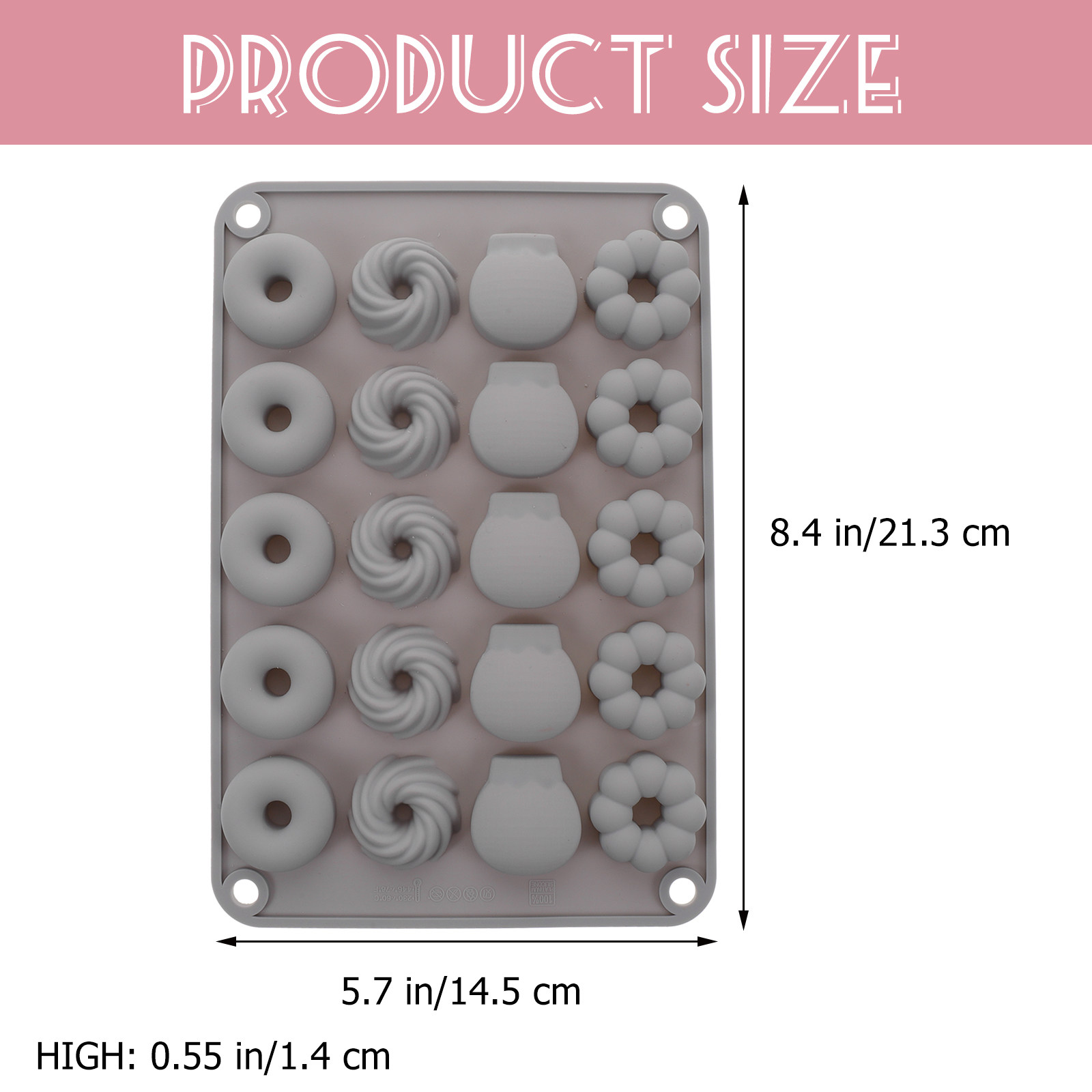 Moule en silicone antiadhésif  - Donut Mold Silicone avis et prix
